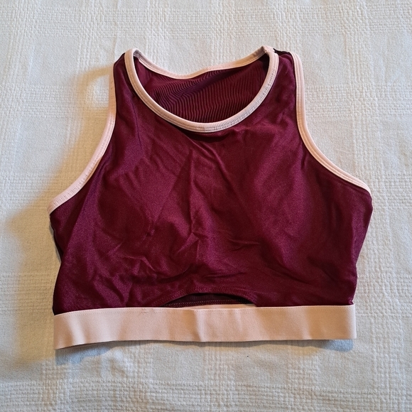 Fabletics women's sports bra maroon size XS - Picture 2 of 7